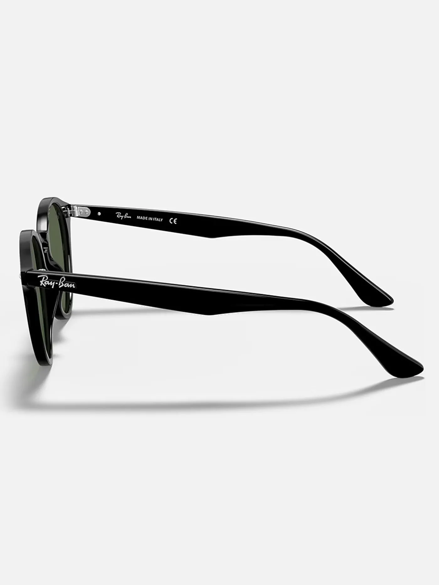 0RB2180 Black/Dark Green Sunglasses