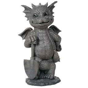 11.75" Garden Dragon Statue - Gardening