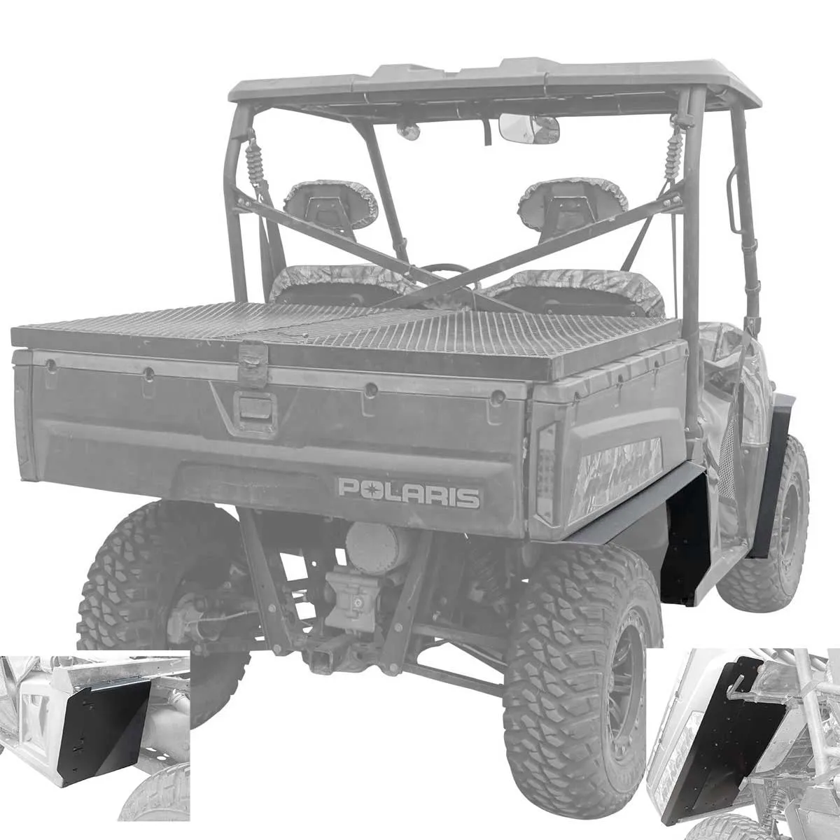 2009-2014 Polaris Ranger Full Size Fender Flares (XP 700 & XP 800)