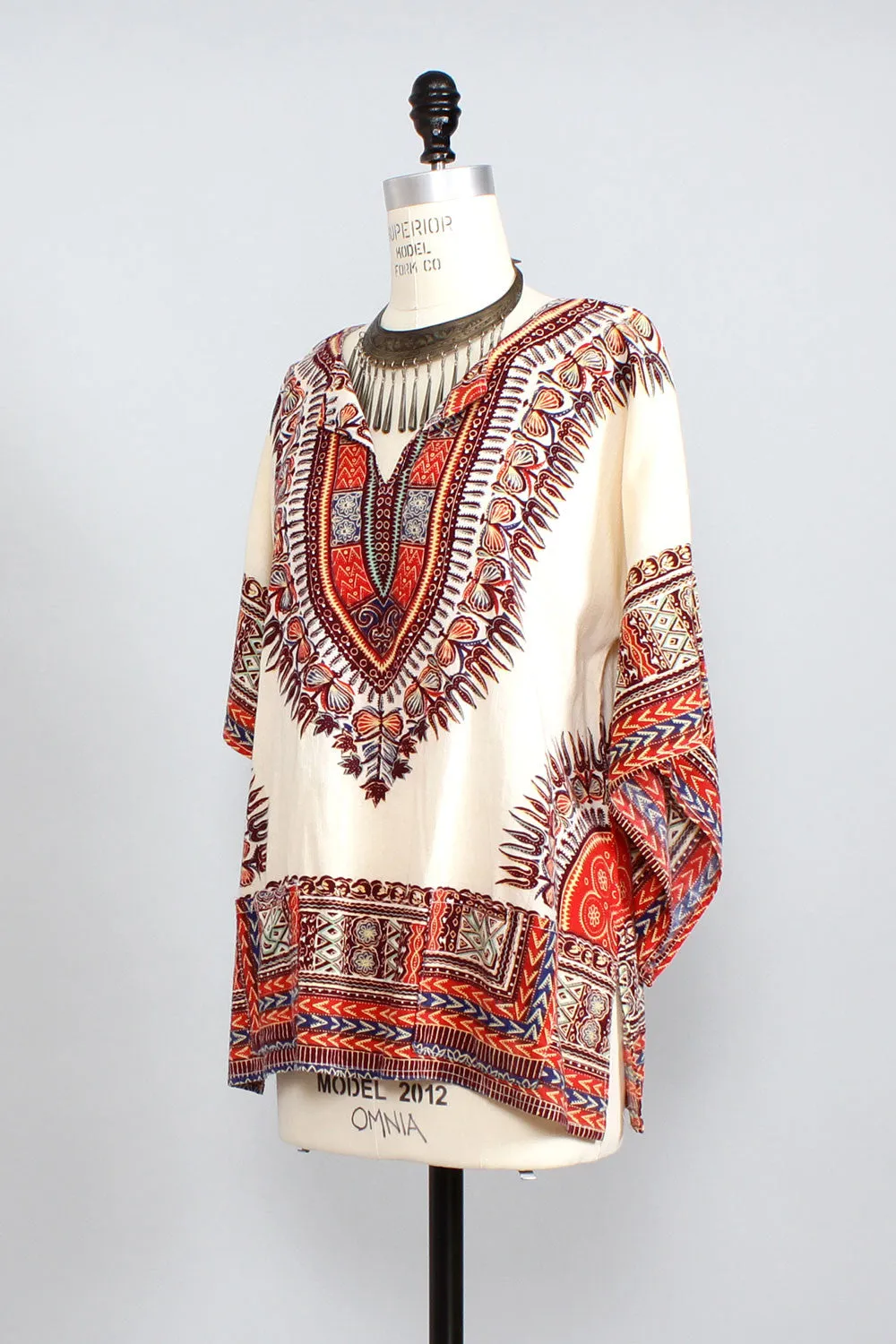 70s Festival Dashiki Top