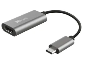 Adaptor USB - Trust Dalyx USB-C a HDMI, Multifunción, Para PC, MacBook