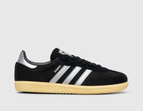 adidas Originals Women's Samba OG Core Black / Matte Silver - Almost Yellow