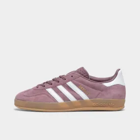 adidas Women's Gazelle Indoor Shadow Fig / White - Gum