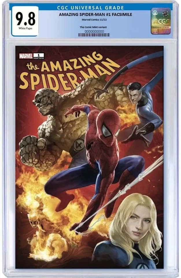 AMAZING SPIDER-MAN 1 FACSIMILE SKAN SRISUWAN VARIANT