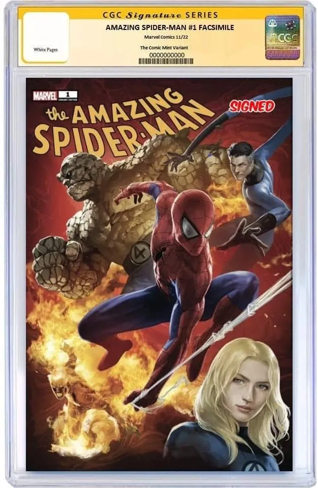 AMAZING SPIDER-MAN 1 FACSIMILE SKAN SRISUWAN VARIANT