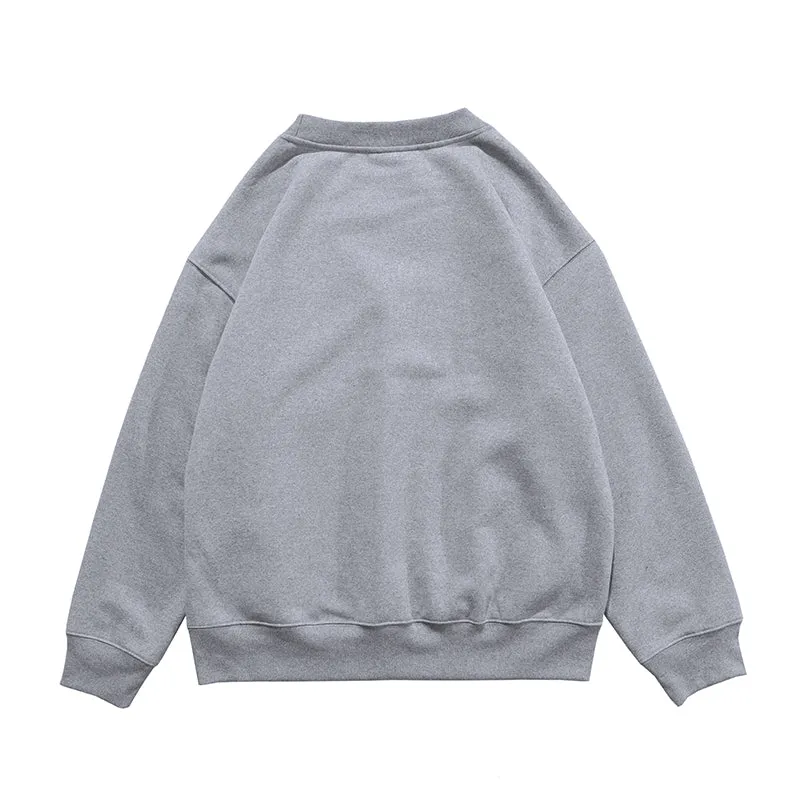 AMI Paris Ami de Coeur logo Crewneck - Grey