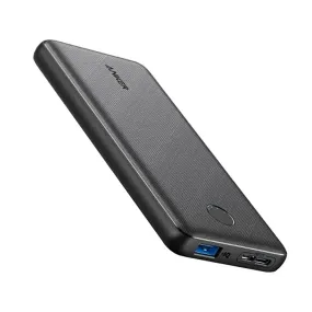 Anker PowerCore 10.000 mAh 12W Powerbank 1x USB-C & 1x Micro-USB - Sort