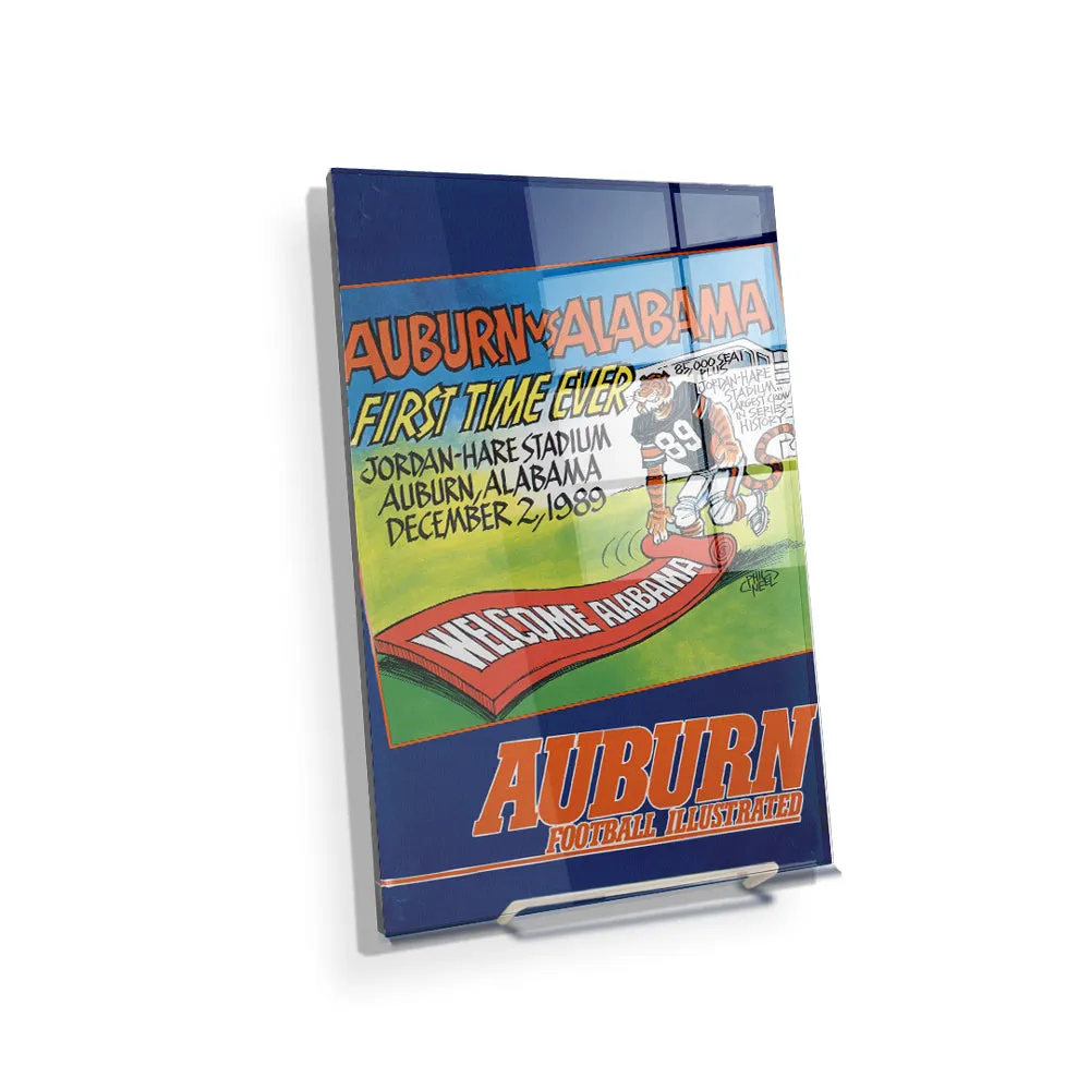 Auburn Tigers - Vintage Auburn vs Alabama-First Time Ever Jordan Hare 12.2.89