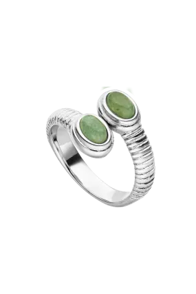 Aventurine Ring Silver