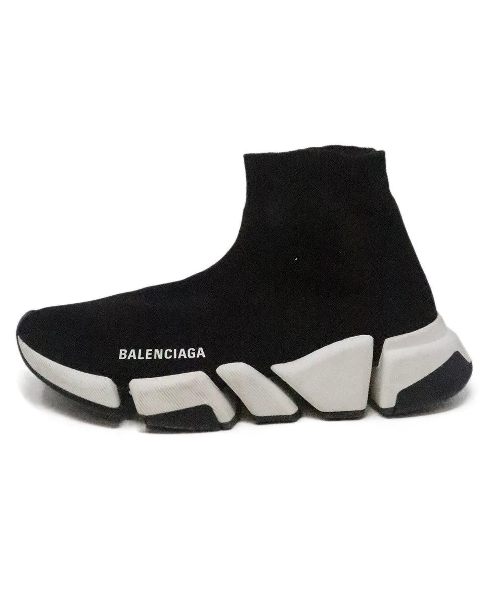 Balenciaga Black Spandex Sneakers sz 8