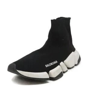 Balenciaga Black Spandex Sneakers sz 8