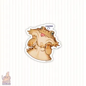 Bearded Dragon Loading Sticker