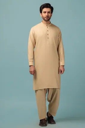 BEIGE-BLENDED-KURTA SHALWAR - (KSRW23-029) BIN 51 M6