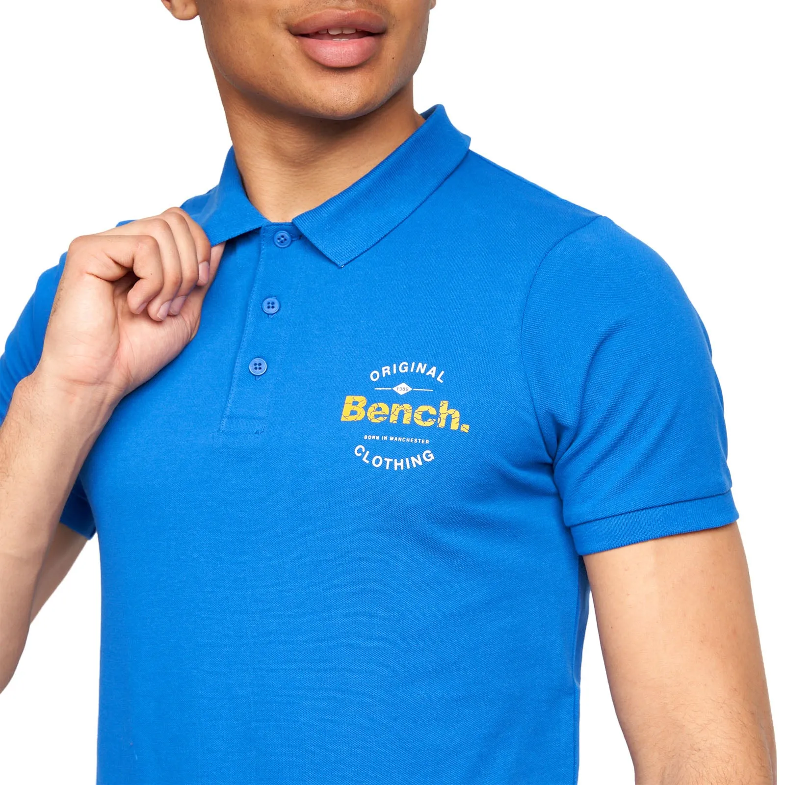 Bench Mens Cometer Short Sleeve Slim Fit Polo Shirt