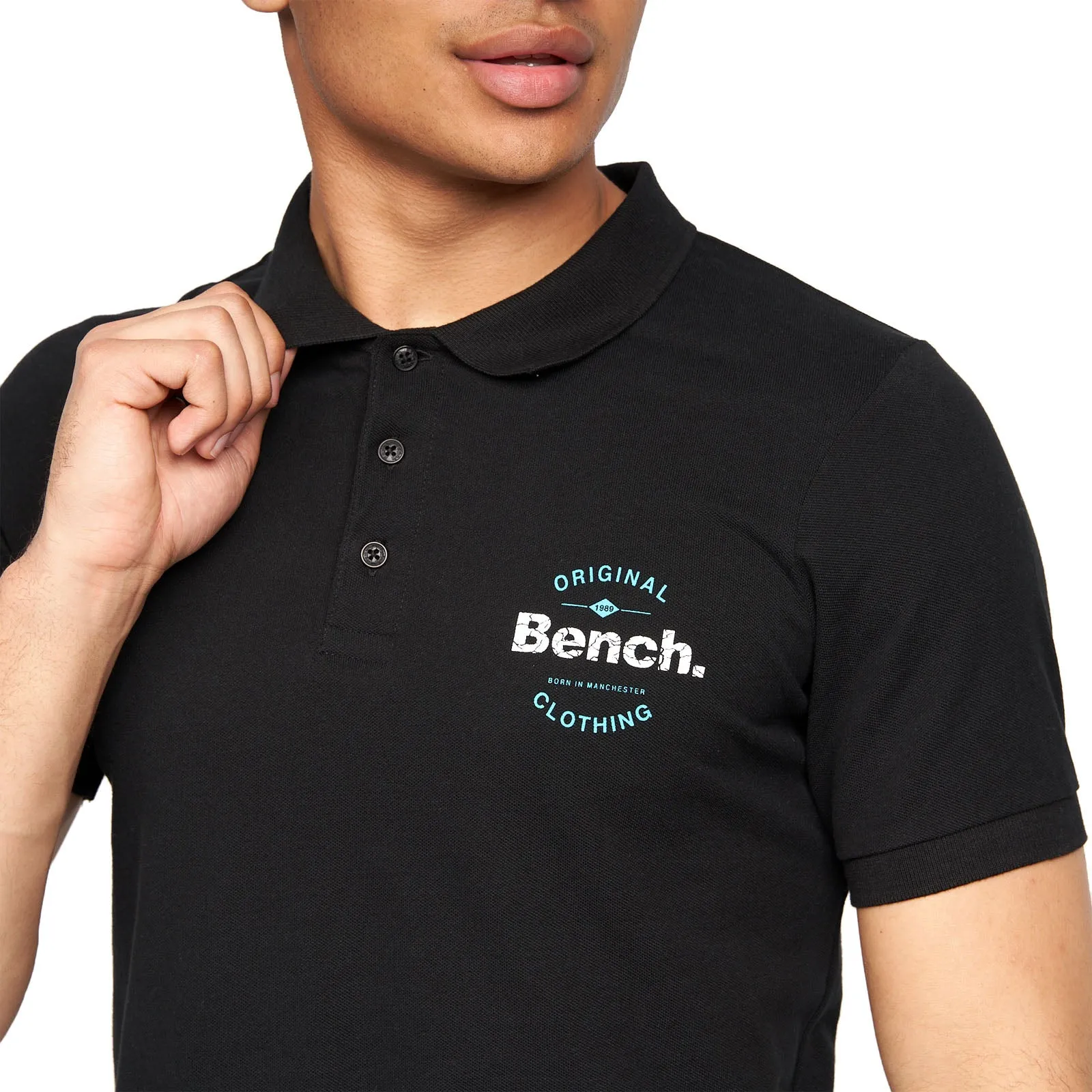 Bench Mens Cometer Short Sleeve Slim Fit Polo Shirt