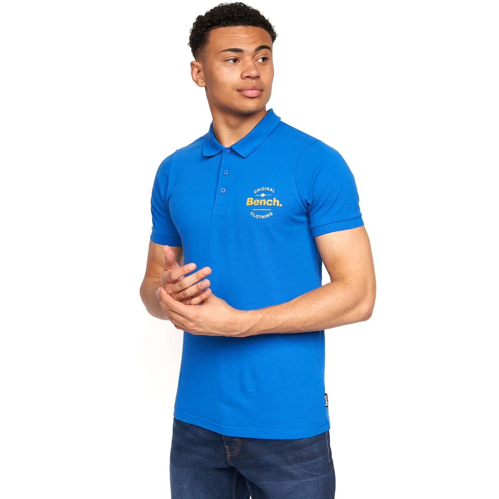 Bench Mens Cometer Short Sleeve Slim Fit Polo Shirt