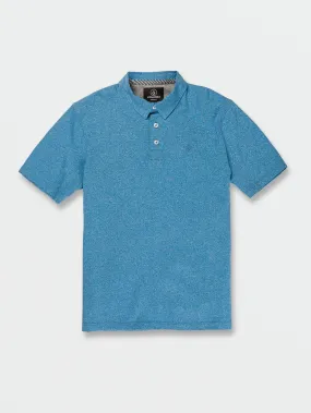 Big Boys Wowzer Short Sleeve Polo - Blue Drift