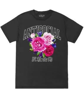 BIG SIZE ANTISOCIAL KANJI BOUQUET TEE