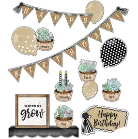 Birthday Bulletin Board Set | Simply Stylish | UPRINT | Schoolgirl Style