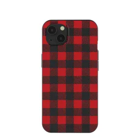 Black Flannel iPhone 13 Case