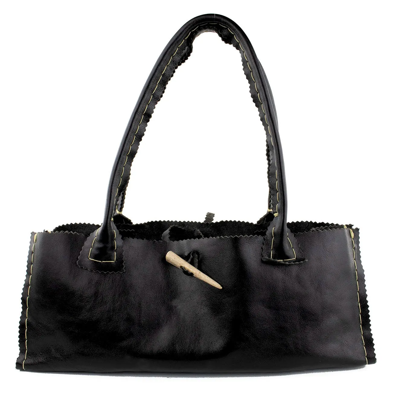 Black Rhino Evening Tote in Leather