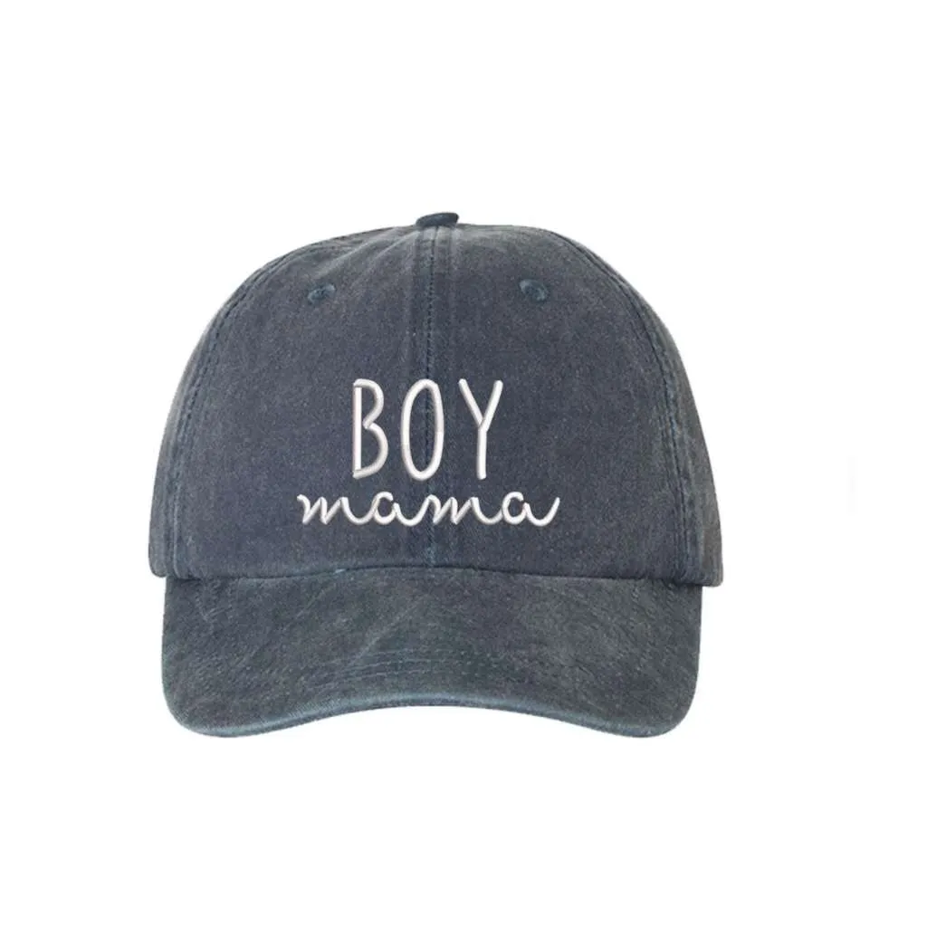 Boy Mama Washed Baseball Hat