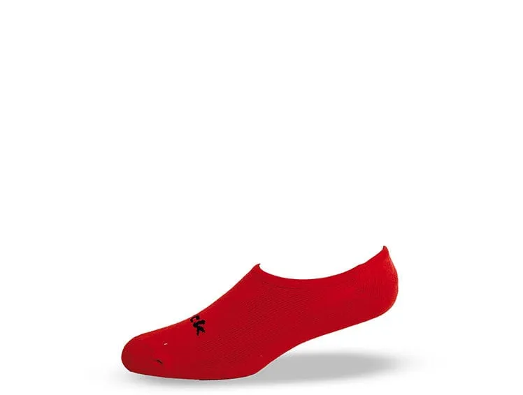 Calcetin Invisible Block No Show Unisex Rojo