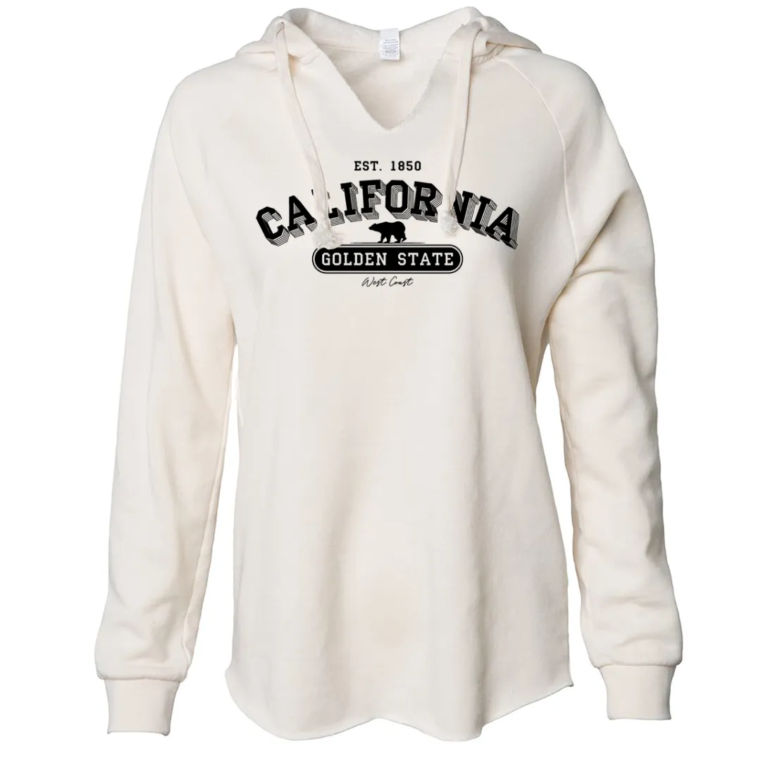 California Golden State 1850 Women's Soft Hooded Pullover