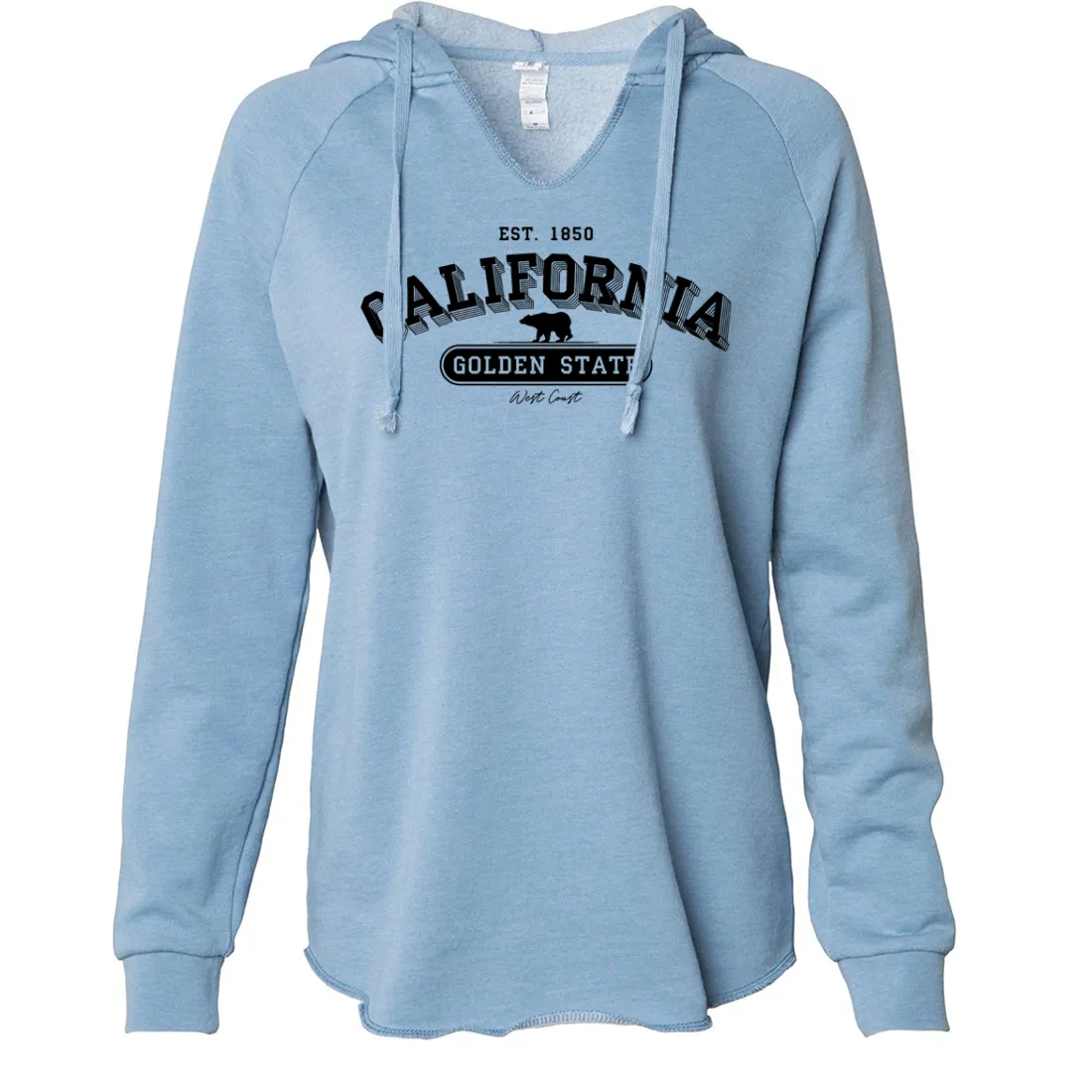 California Golden State 1850 Women's Soft Hooded Pullover