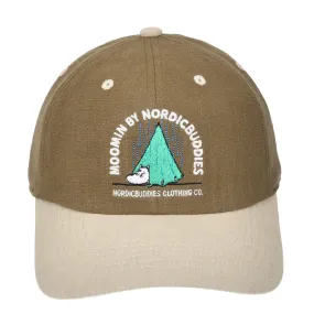 Cap Adult Moomintroll Camping Brown