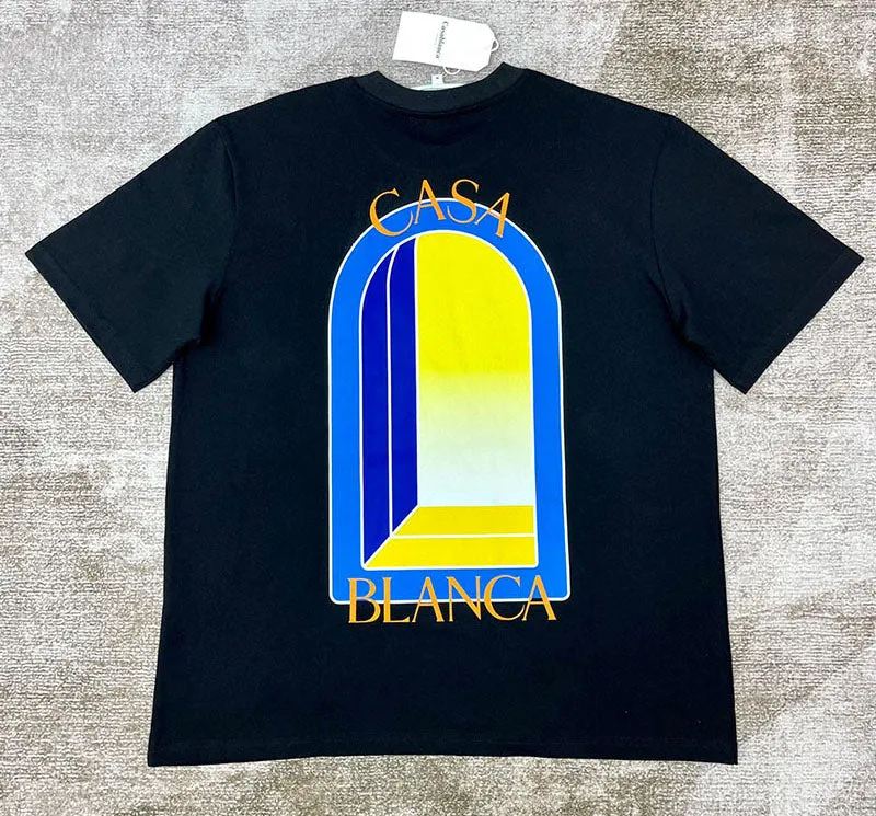 CASABLANCA ‘L’ARCHE DE NUIT’ T Shirt Black