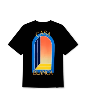 CASABLANCA ‘L’ARCHE DE NUIT’ T Shirt Black