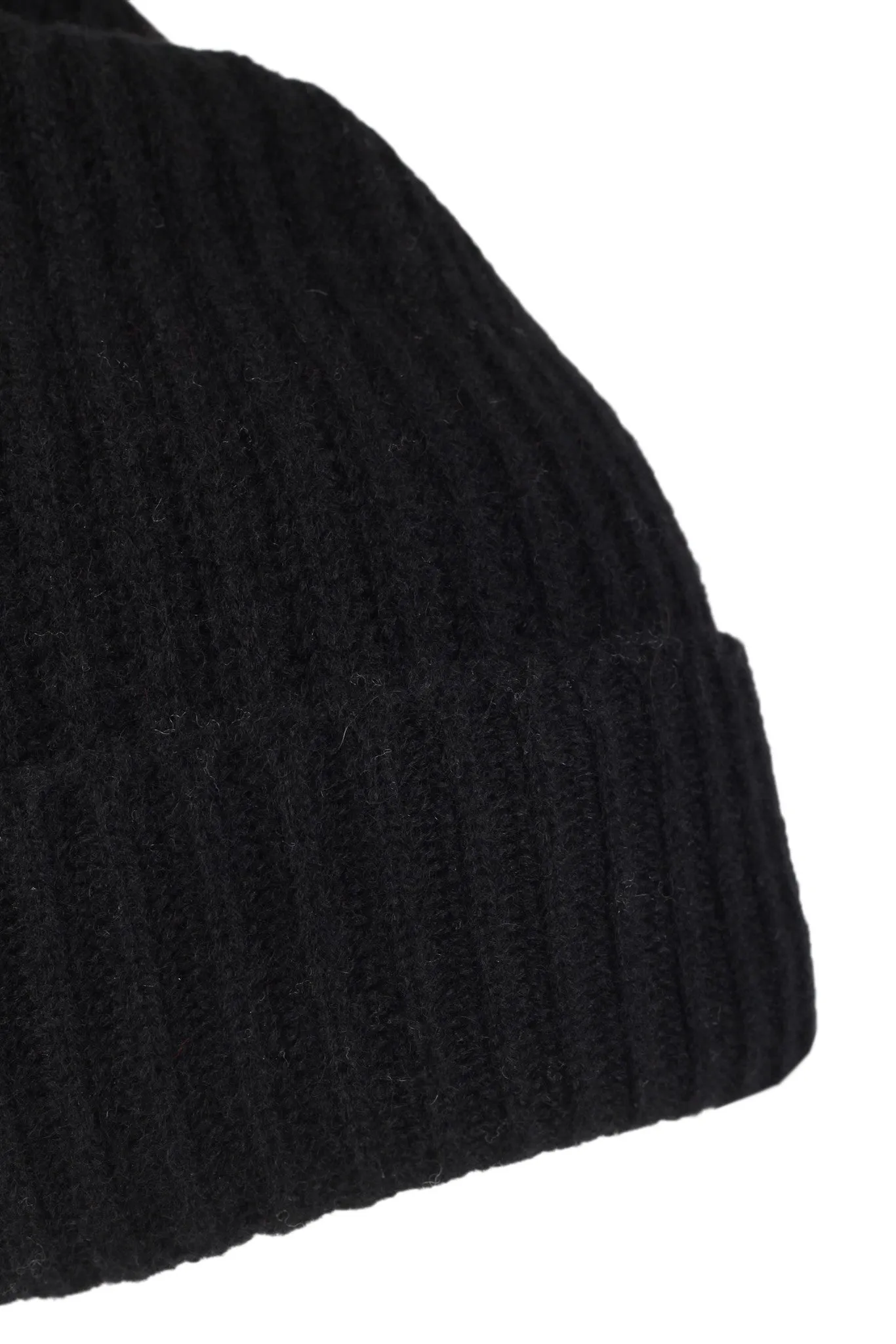 Cashmere beanie men "Ask" - black