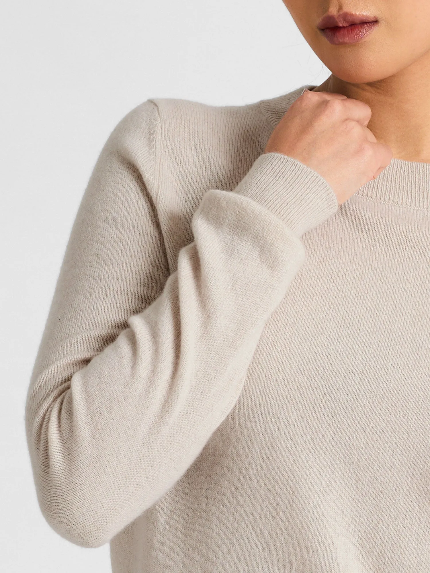 Cashmere sweater "Thora" - cream