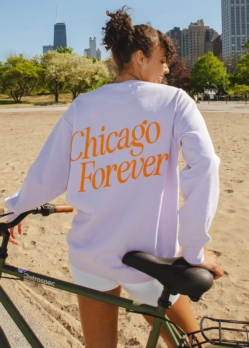 Chicago Forever! Garment-Dyed Sweatshirt - Orchid