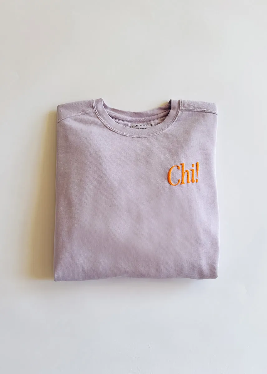 Chicago Forever! Garment-Dyed Sweatshirt - Orchid