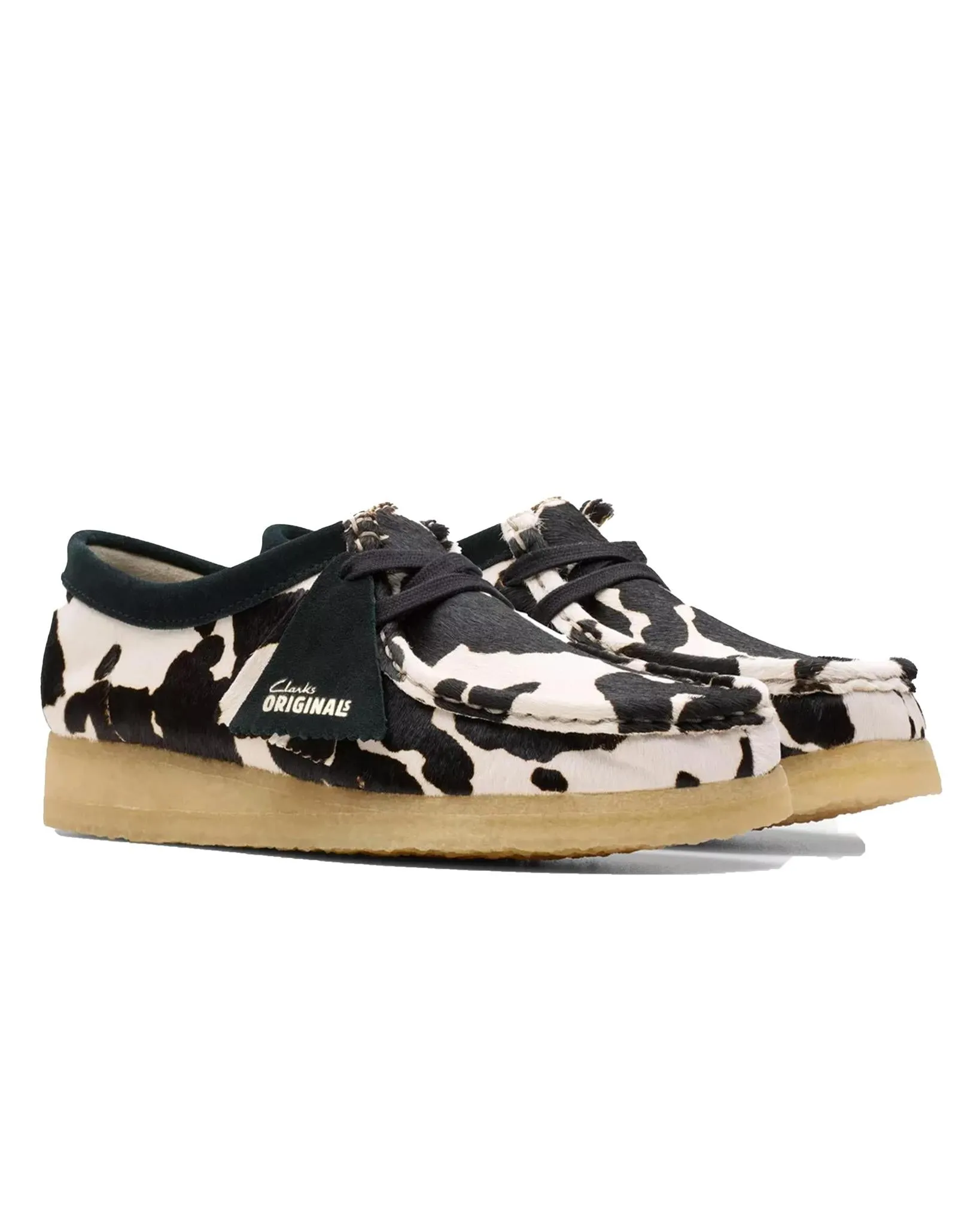 Clarks Women's Wallabee Cow Print Hair On