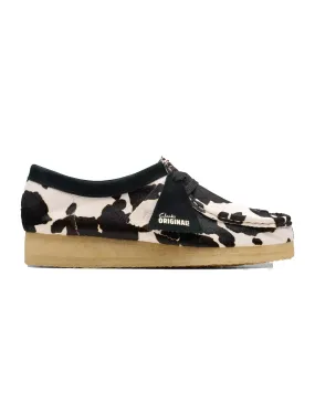 Clarks Women's Wallabee Cow Print Hair On