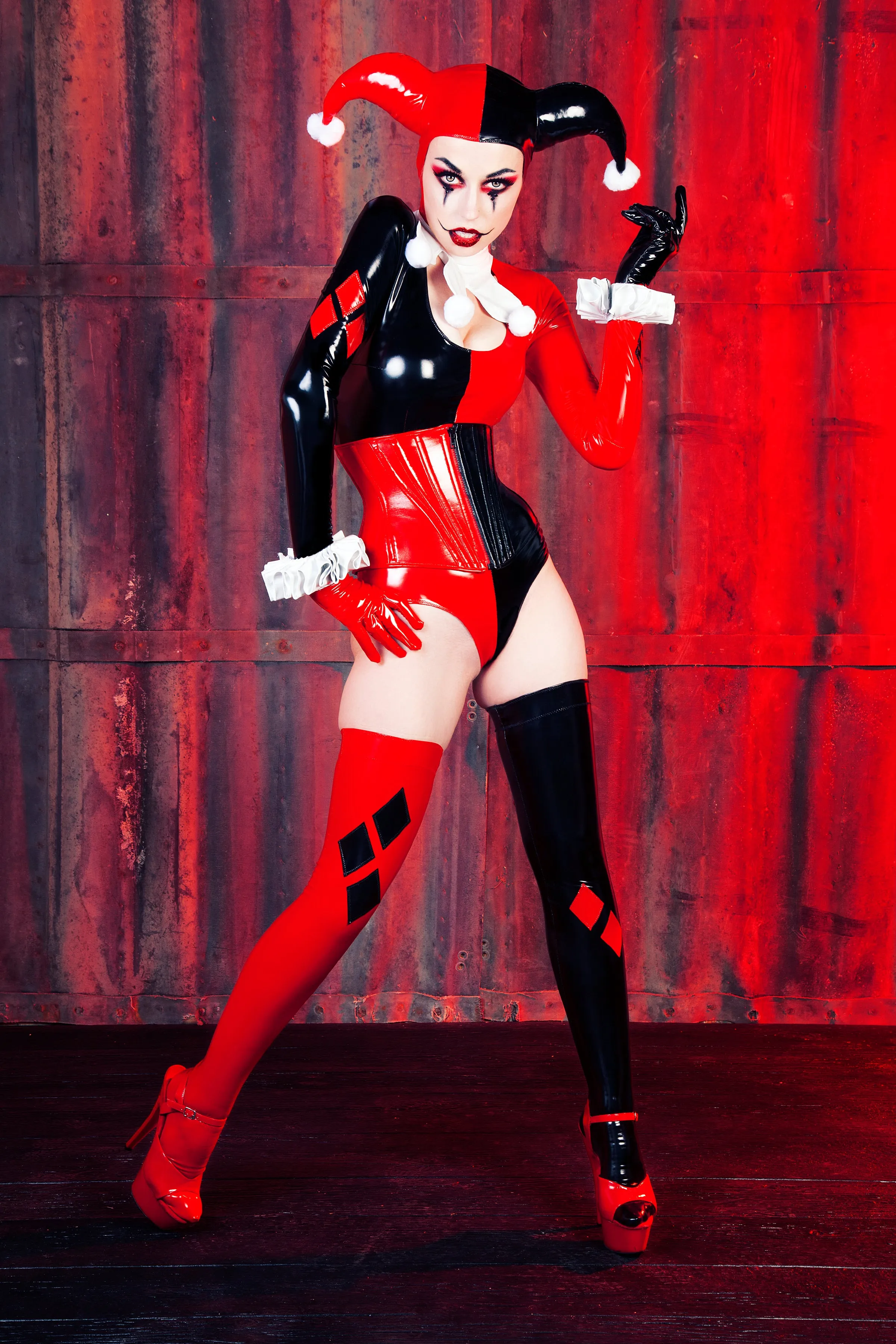 Classic Harley Quinn Hood