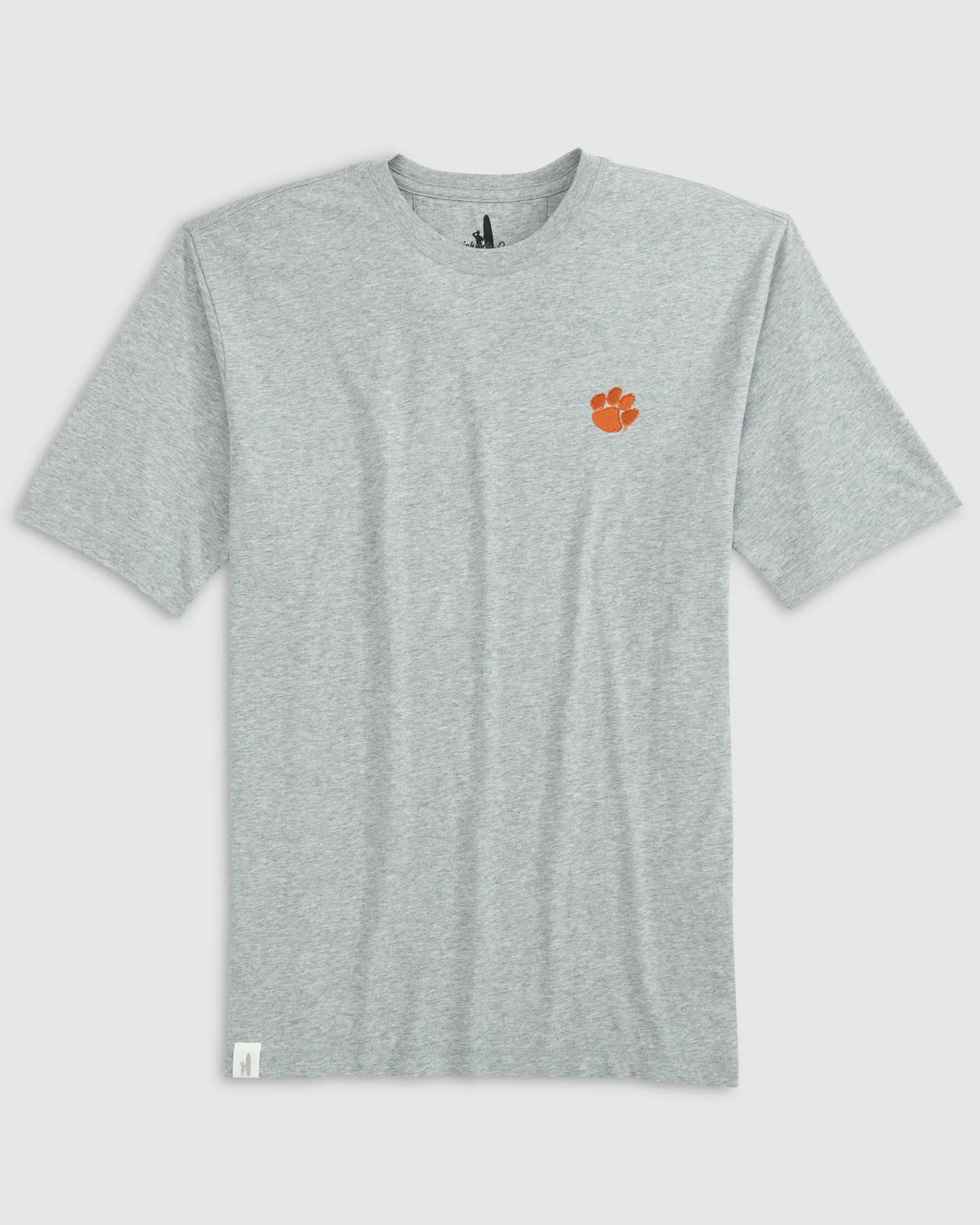 Clemson Heathered Spencer Cotton T-Shirt