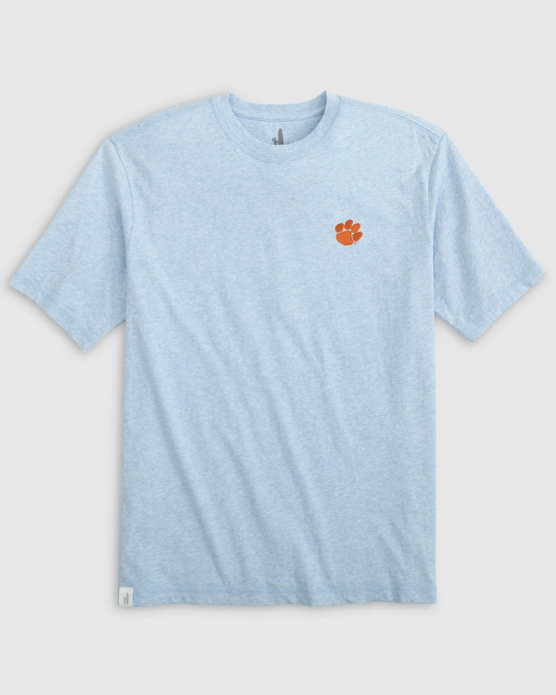 Clemson Heathered Spencer Cotton T-Shirt