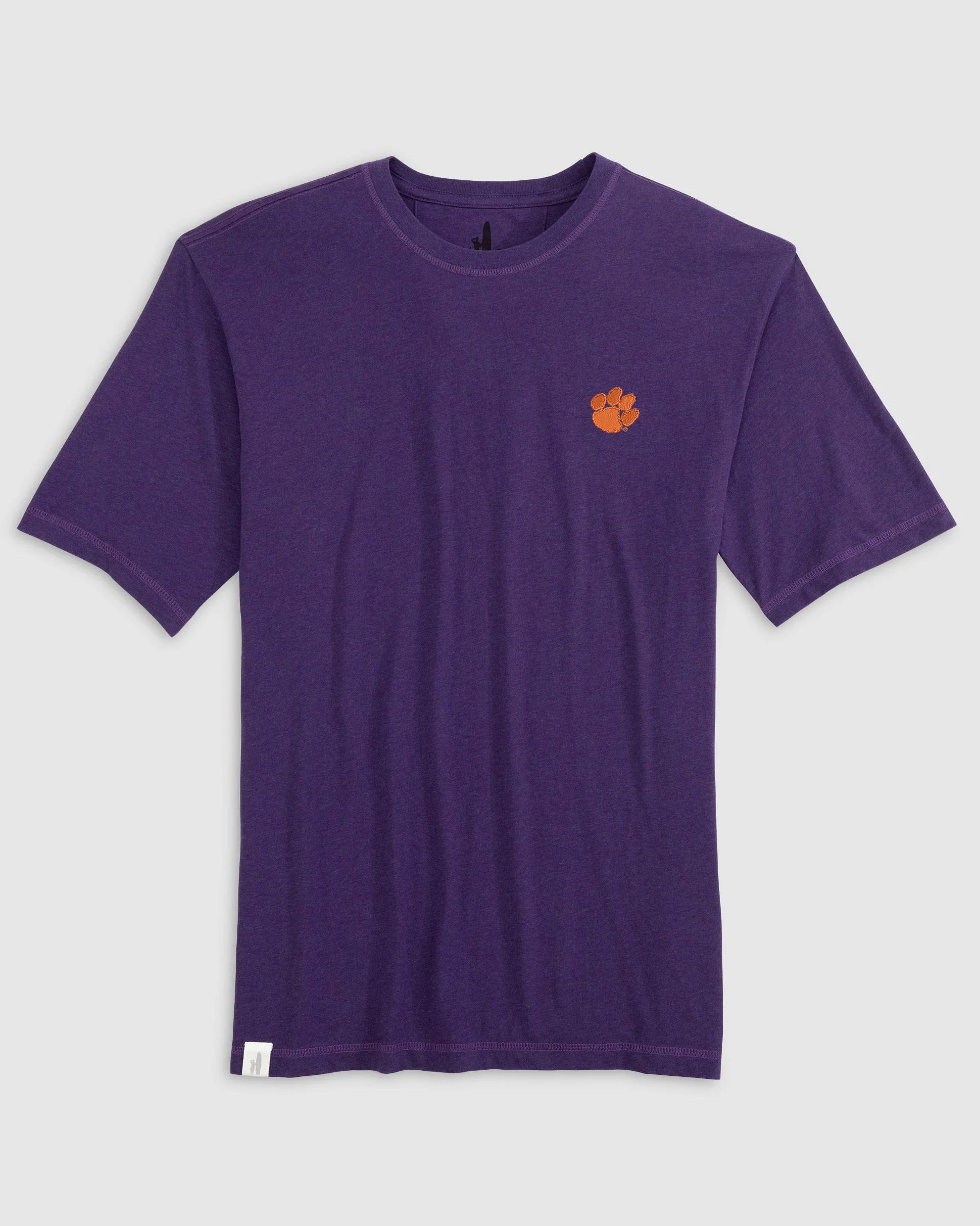 Clemson Heathered Spencer Cotton T-Shirt