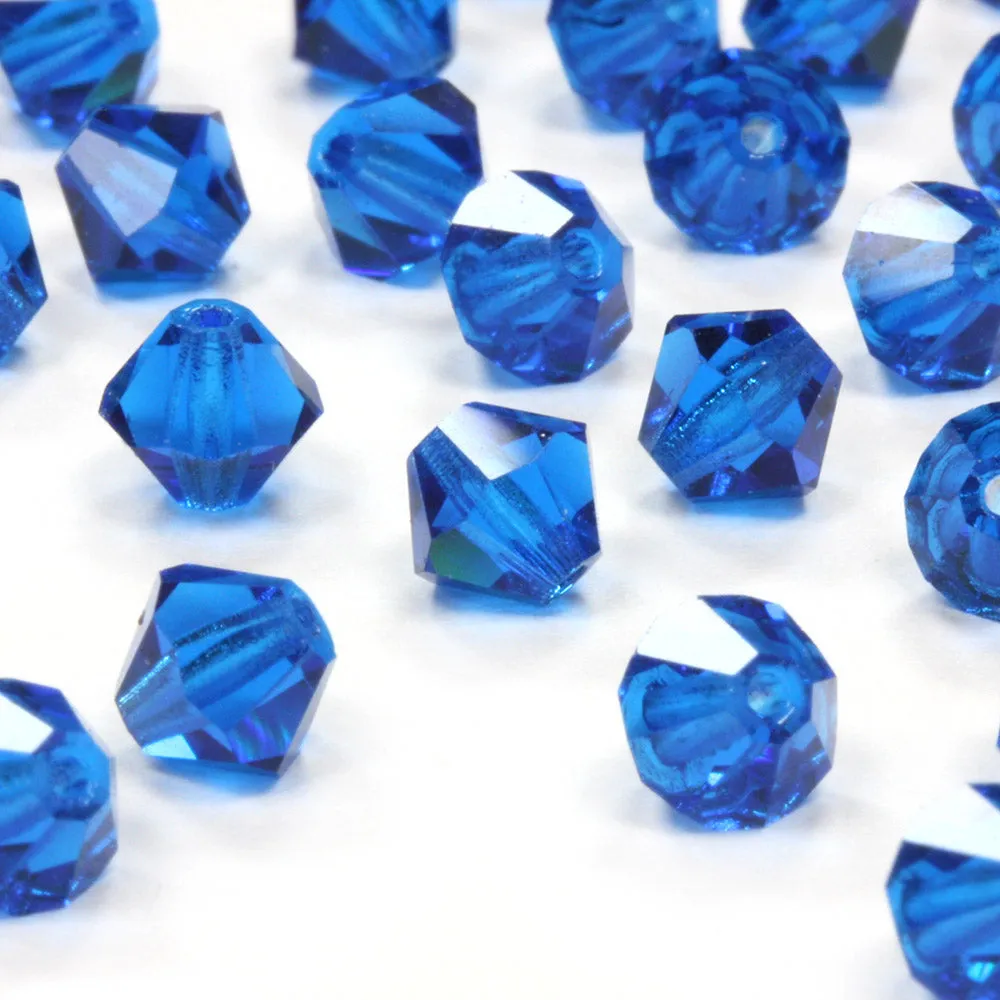 Crystal 5mm Bicone Blue Bundle - Pack of 6