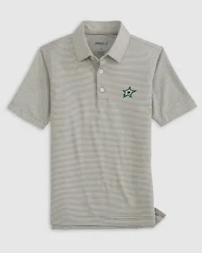 Dallas Stars Lyndonn Jr. Striped Jersey Performance Polo