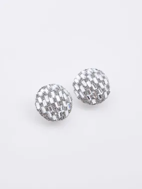 Disco Ball Stud Earrings