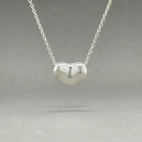 Estate Tiffany & Co. Elsa Peretti SS Bean Pendant