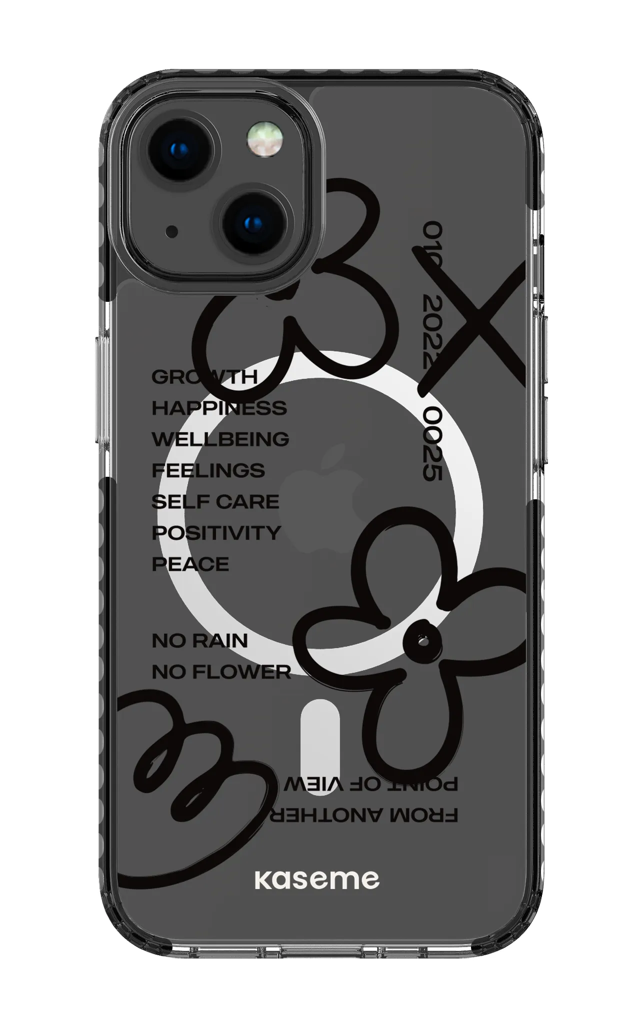 Feelings black clear case