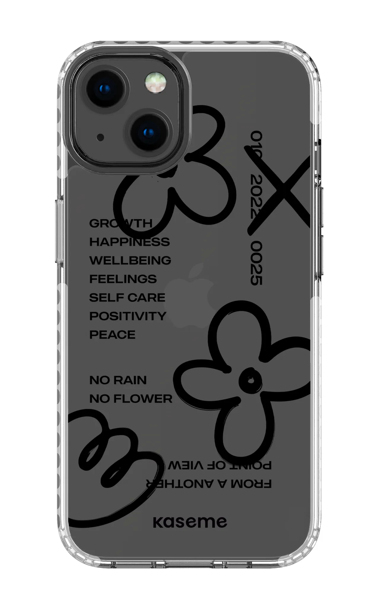 Feelings black clear case