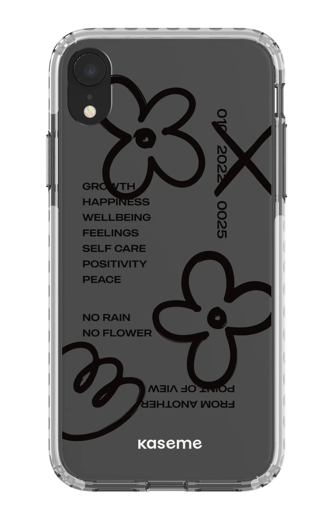 Feelings black clear case