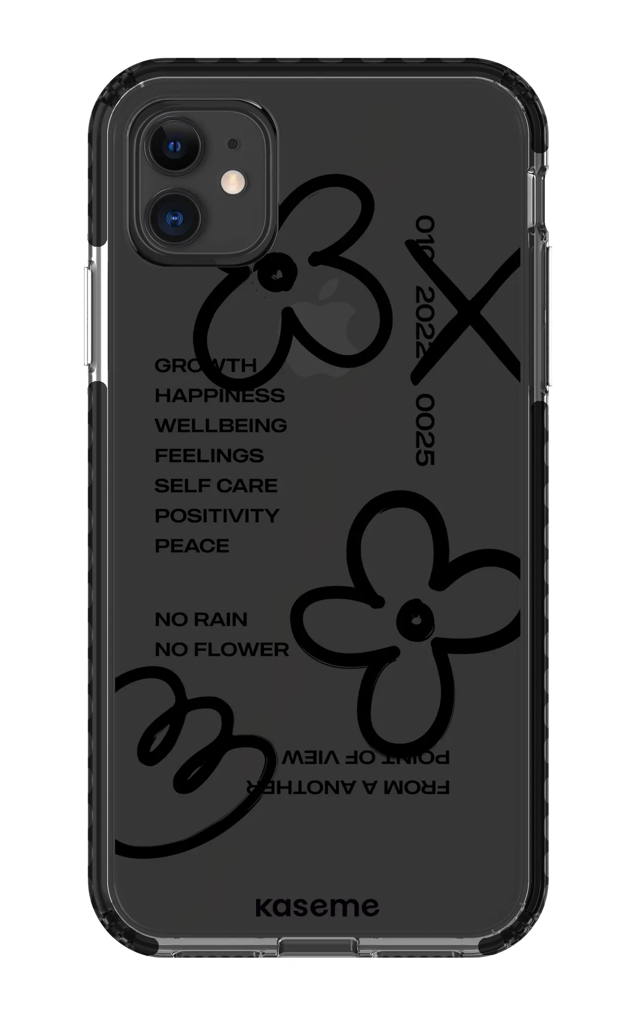 Feelings black clear case